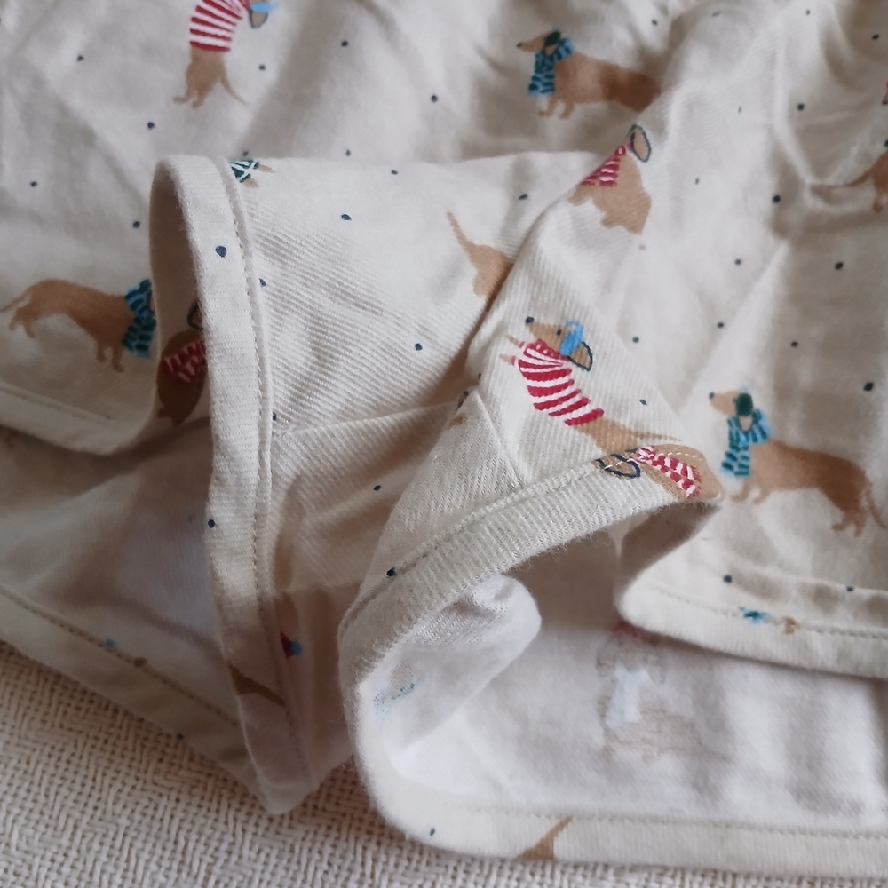 gap ♡ flannel short holiday dog christmas body medium boxers whimsy lounge sleep - Picture 3 of 8